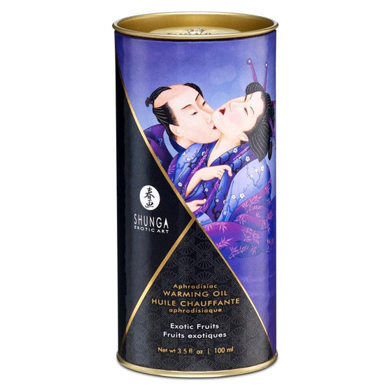 Shunga Aphrodisiac Warming Oil 100ml Exotic Fruits - Mr. und Mrs. Love