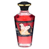 Shunga Aphrodisiac Warming Oil 100ml Strawberry - Mr. und Mrs. Love