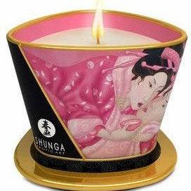 Shunga Massagekerze Rosenblätter-Aphrodisia 170ml - Mr. und Mrs. Love
