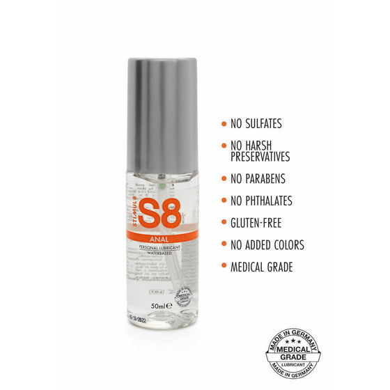 Stimul8 - S8 WB Anal Lube 50ml - Mr. und Mrs. Love