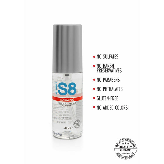 Stimul8 S8 - WB Warming Lube 50ml - Mr. und Mrs. Love
