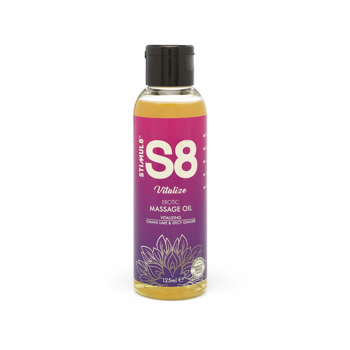 Stimul8 S8 Massage Oil 125ml – Produktbild