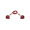 TABOOM Bondage in Luxury D-Ring Collar and Wrist Cuffs - Mr. und Mrs. Love