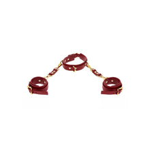  TABOOM Bondage in Luxury D-Ring Collar and Wrist Cuffs - Mr. und Mrs. Love
