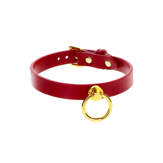 TABOOM Bondage in Luxury O-Ring Collar - Mr. und Mrs. Love