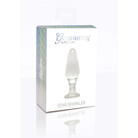 TOYJOY- Glass Worxx Star Sparkler - Mr. und Mrs. Love