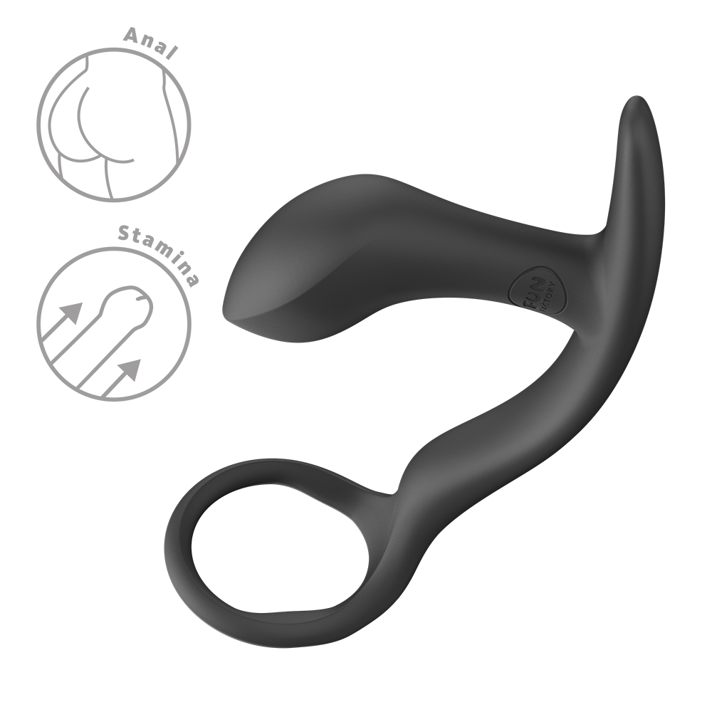 Fun Factory BOOTIE RING Schwarz – Produktansicht