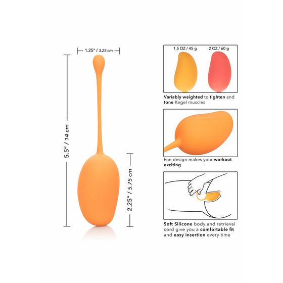 CalExotics - Kegel Training Set Mango - Mr. und Mrs. Love