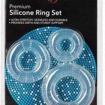 CalExotics - Premium Silicone Ring Set - Mr. und Mrs. Love