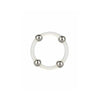 CalExotics - Steel Beaded Silicone Ring L - Mr. und Mrs. Love