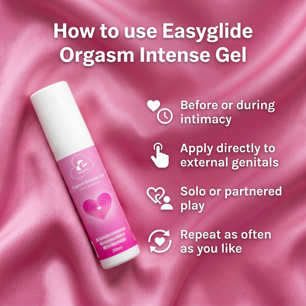 EasyGlide Orgasm Intense Gel 30 ml – weitere Produktansicht