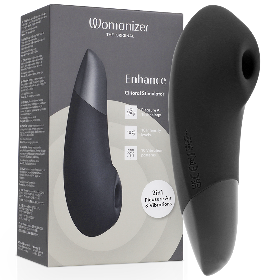 Womanizer ENHANCE in Schwarz, originale Produktansicht