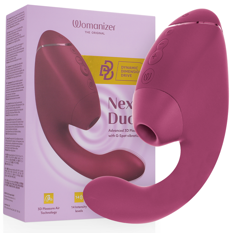 Womanizer NEXT DUO in Dunkelrosa, originale Produktansicht