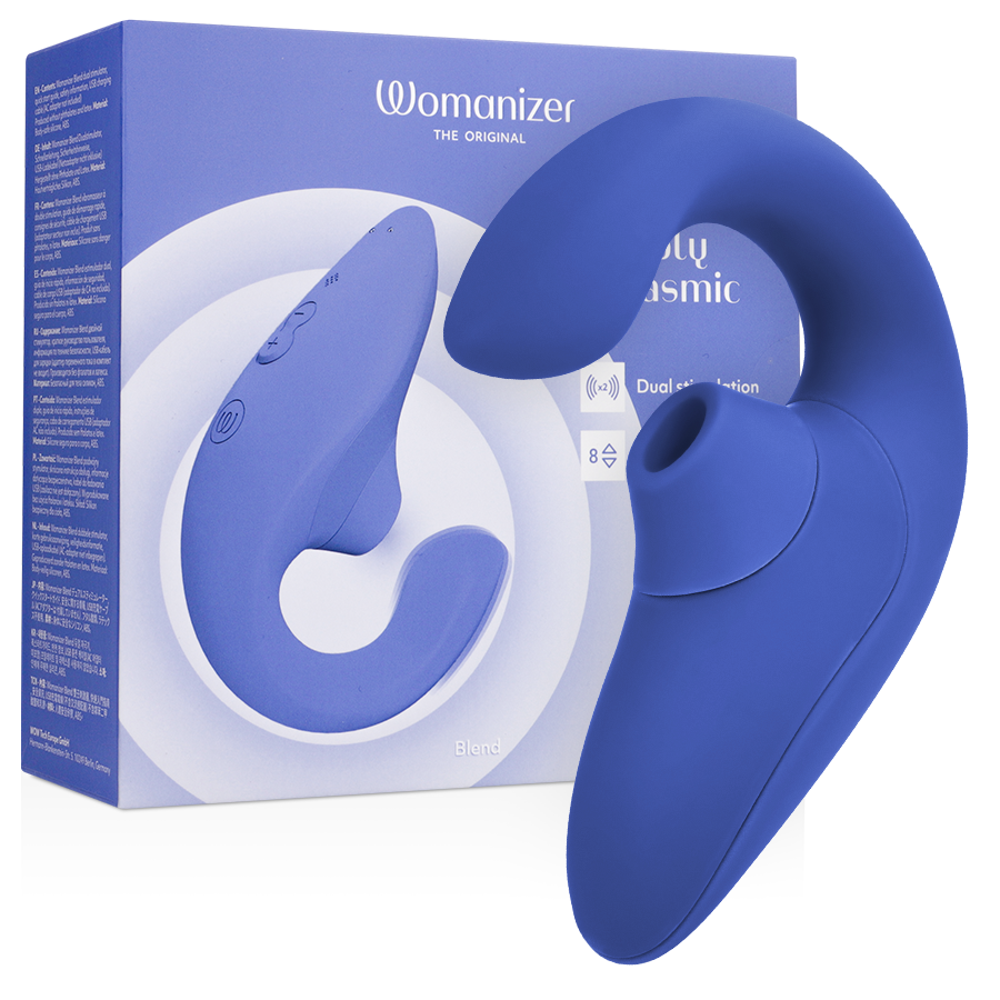 Womanizer BLEND in Blau, originale Produktansicht