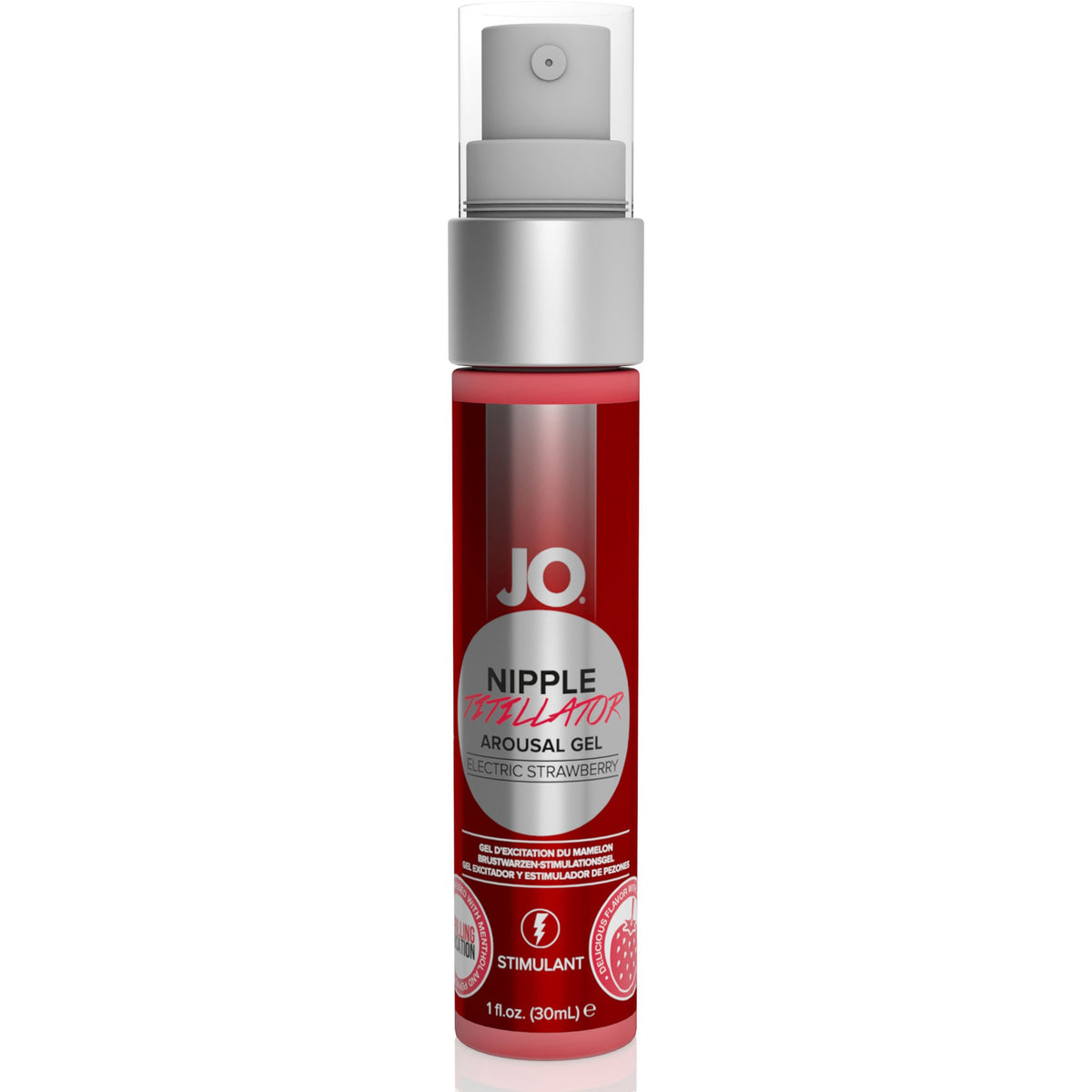 System JO Nipple Titillator Strawberry 30 ml – Produktansicht