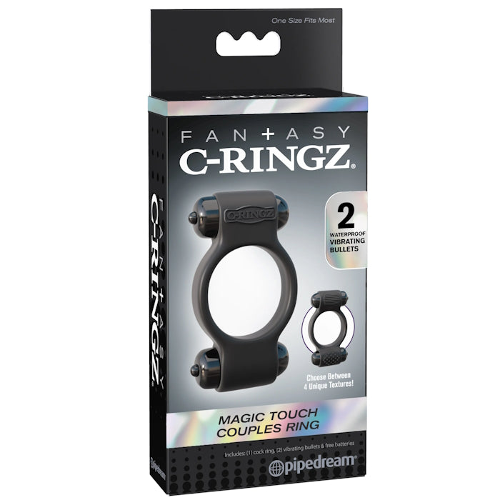 Pipedream Magic Touch Couples Ring Black – Produktansicht