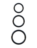 Pipedream Silicone 3-Ring Stamina Set – offizielle Produktansicht