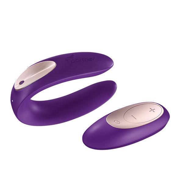 Satisfyer Double Plus Remote Lila – Produktansicht