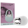 Satisfyer White Temptation – Produkt mit Kurzanleitung