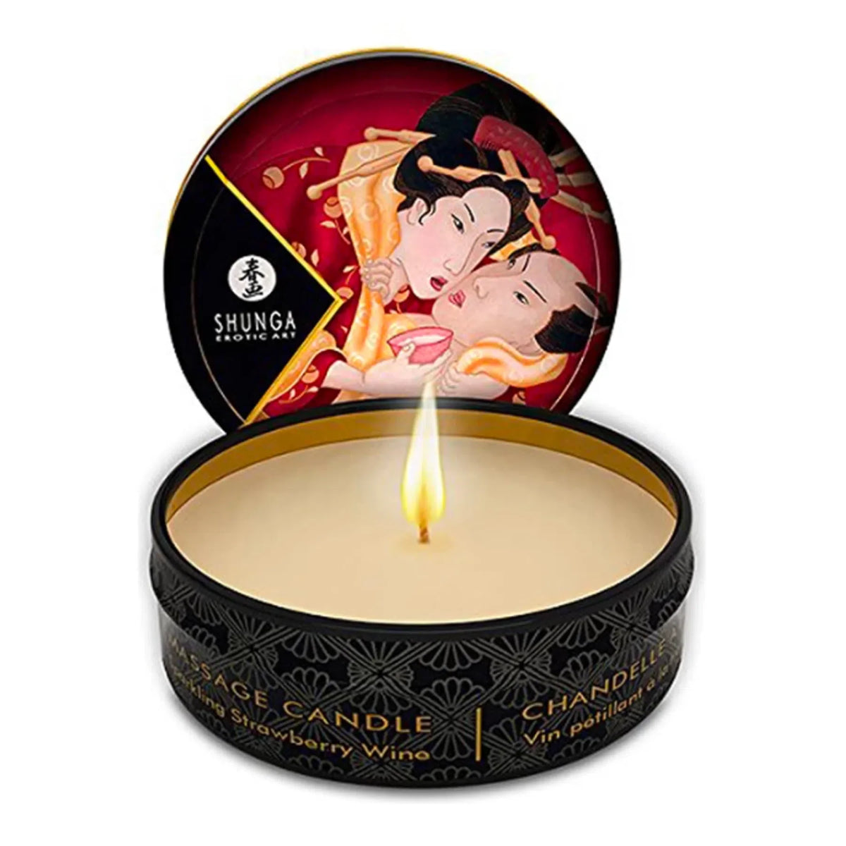 SHUNGA Massage Candle Strawberry Aphrodisia 170 ml