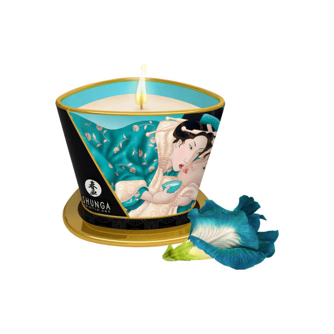 SHUNGA Massage Candle Island Blossoms 170 ml