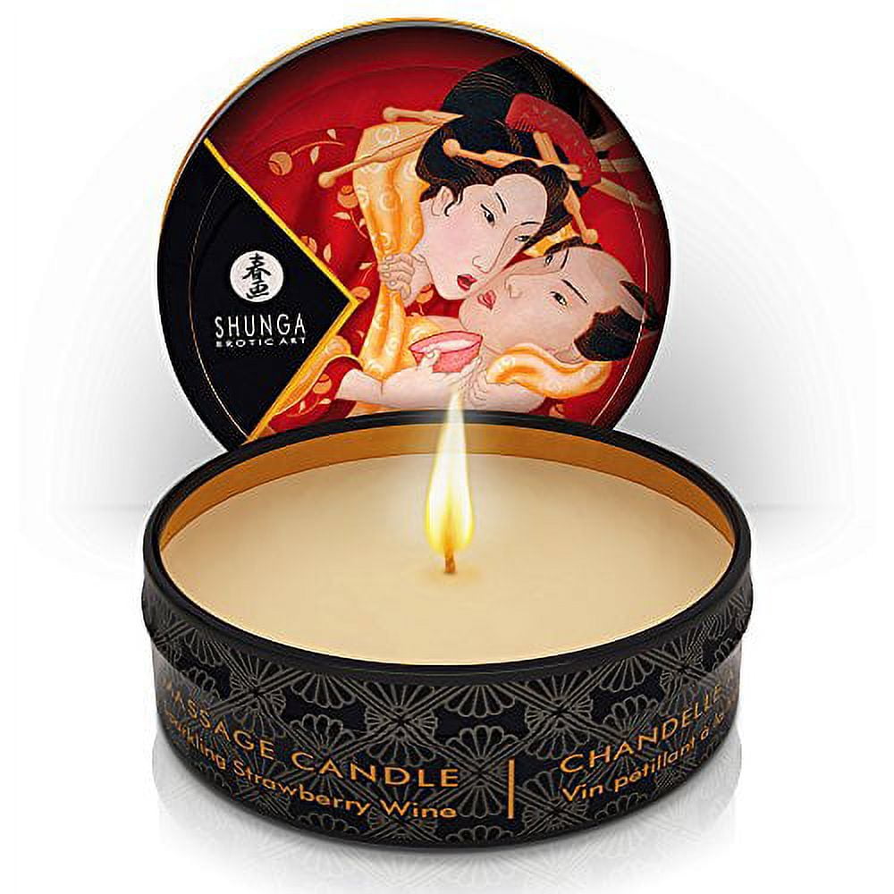 SHUNGA Mini Massage Candle Strawberry 30 ml