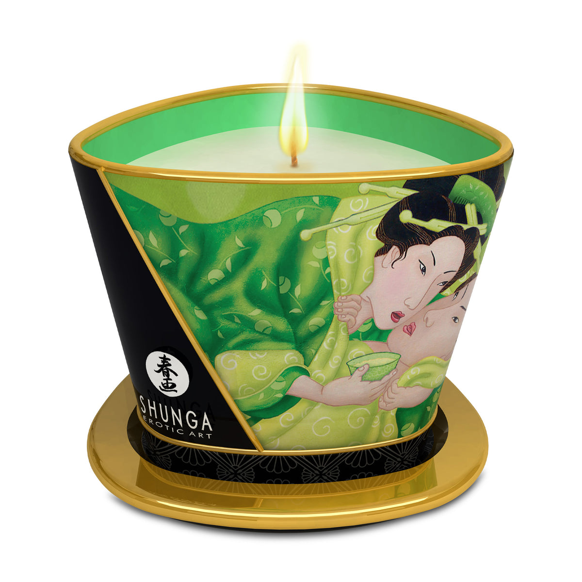 SHUNGA Massage Candle Green Tea Zenitude 170 ml