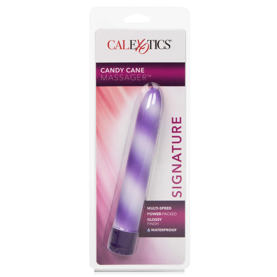 calexotics-candy-cane-massager-purple-ansicht-verpackung