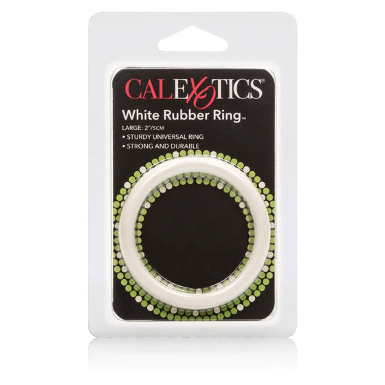 CalExotics - Rubber Ring - Large--Mr. und Mrs. Love-mr-uncalexotics-rubber-ring-large-white-ansicht-verpackungd-mrs-love.myshopify.com