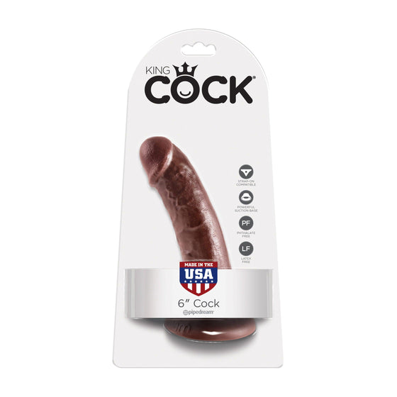 pipedream-cock-6-inch-brown-ansicht-verpackung