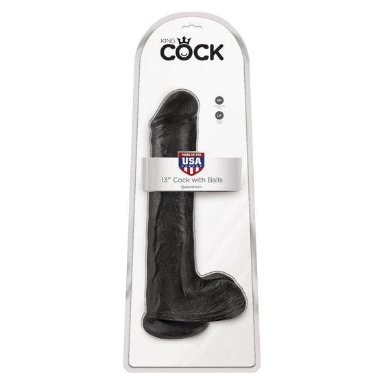 pipedream-king-cock-13inch-with-balls-black-ansicht-verpackung