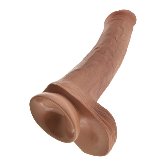 pipedream-king-cock-13inch-with-balls-caramel-ansicht-seitlich