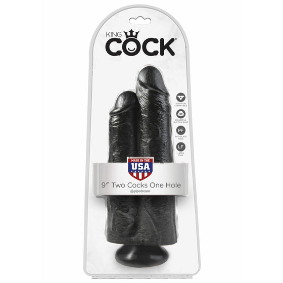 pipedream-two-cocks-one-hole-9-inch-black-ansicht-verpackung